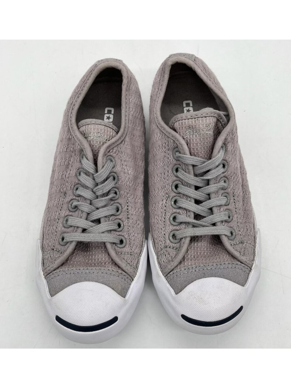 Converse Jack Purcell Garment Dyed Dolphin Gray Low Top Sneakers Shoes 5.5